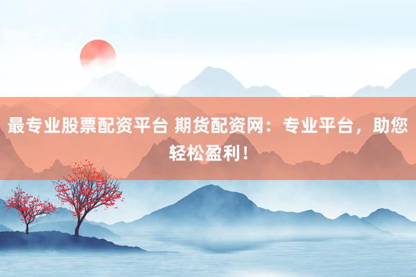 最專業(yè)股票配資平臺(tái) 期貨配資網(wǎng)：專業(yè)平臺(tái)，助您輕松盈利！